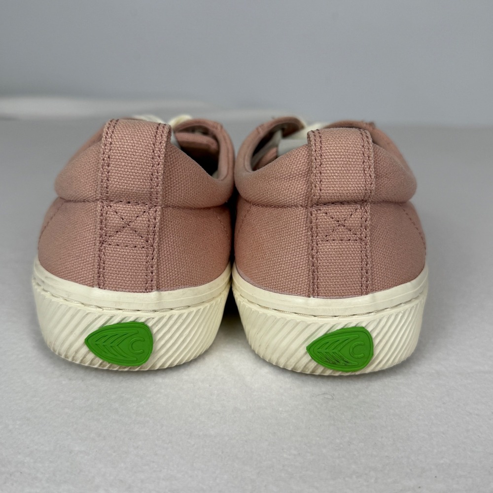 Cariuma‎ Pink Canvas Rose OCA Low Top Lace Up Cap Toe Vegan Sneakers Womens 9 - Picture 5 of 10